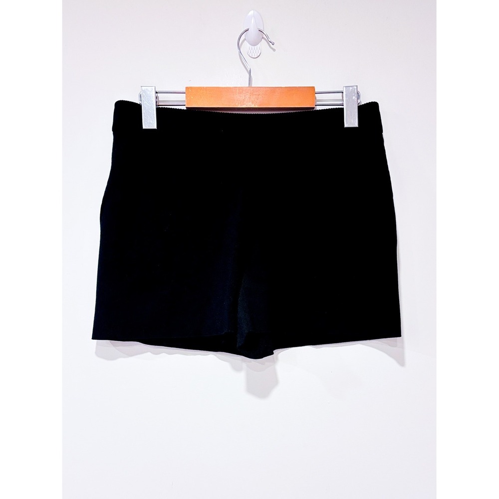 LOLΓ Black ribbed shorts | Minimalist Athleisureβ Casual | Medium